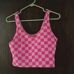 Pink checkered Brami